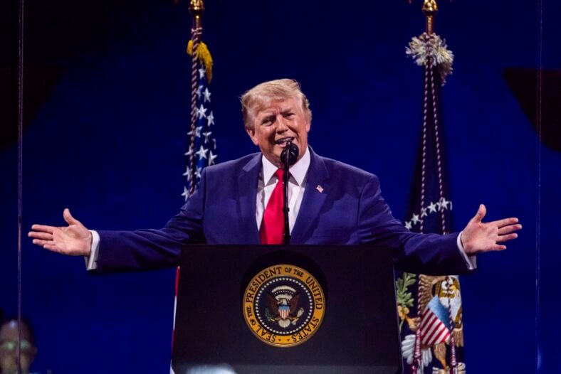 Trump Speaks At Salute To America 250 Celebration On The National Mall