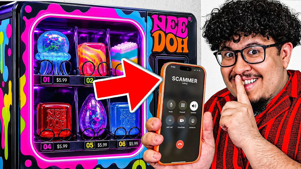 Prank calling the NeeDoh vending machine scammer!