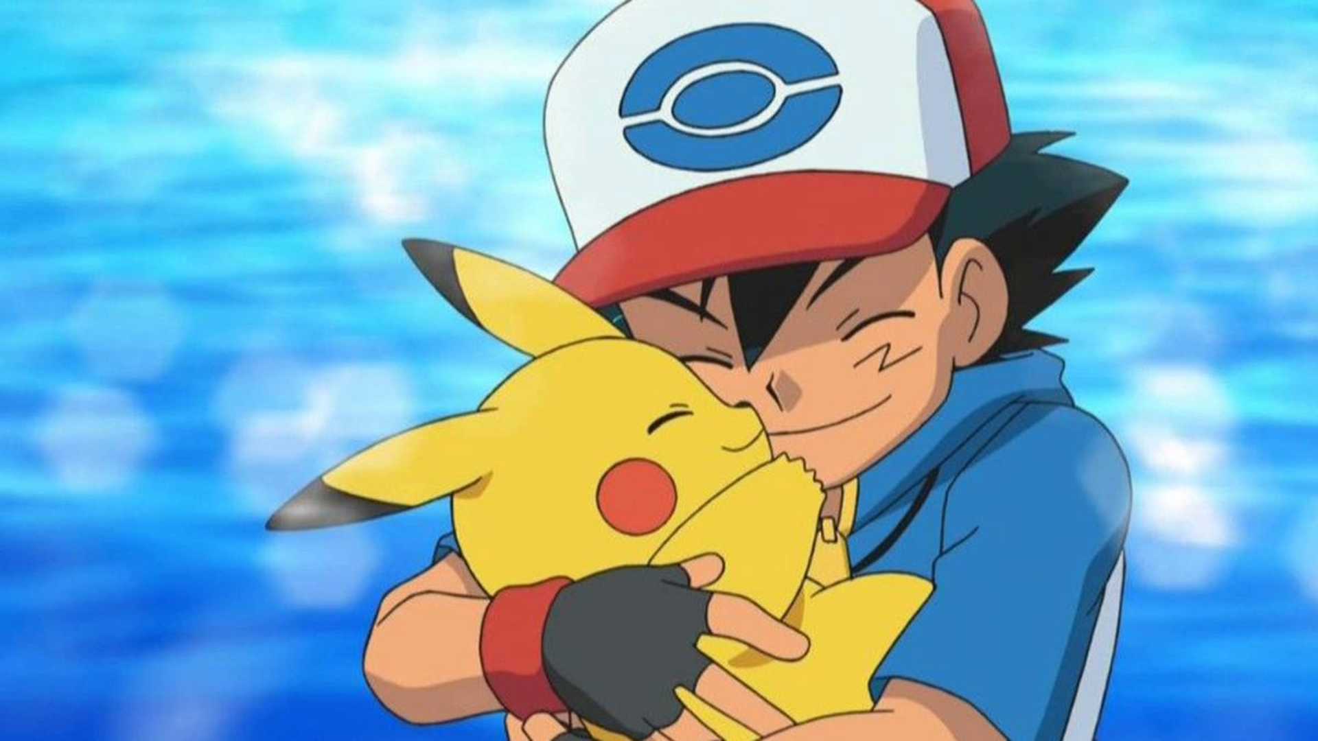 Ash and Pikachu in Pokemon anime series