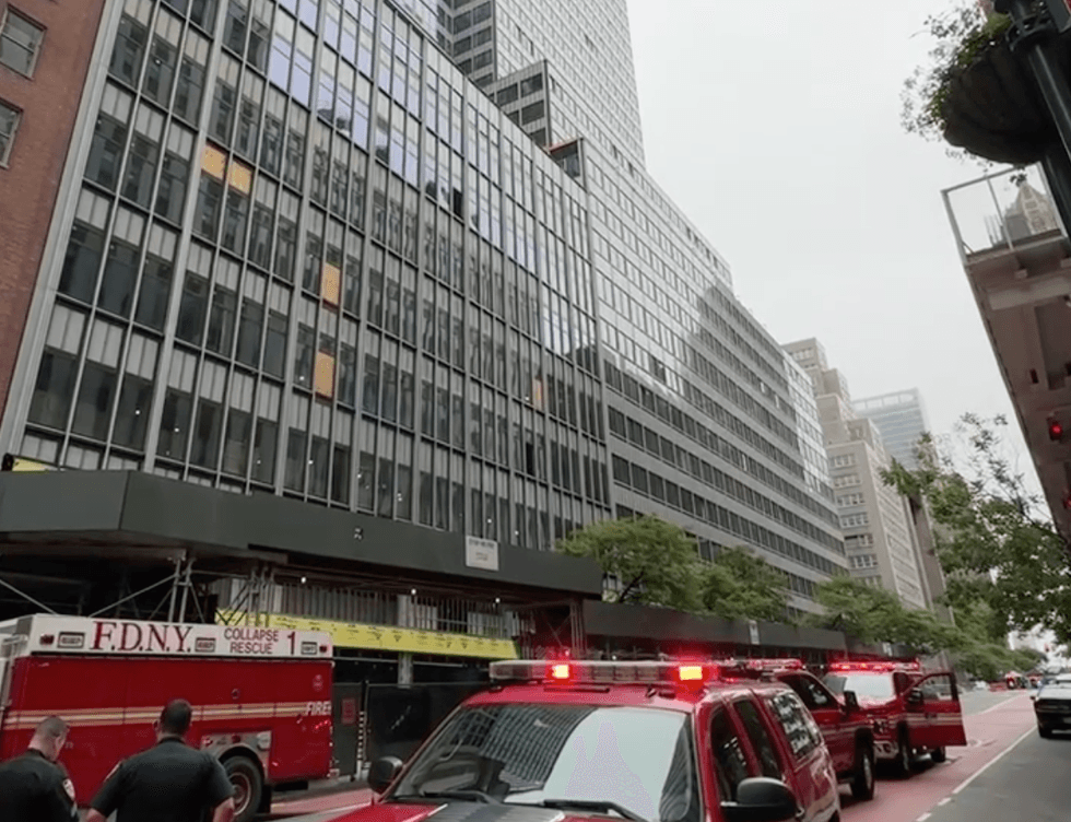 'Floors sagging' at Midtown office tower after beams buckle during ...