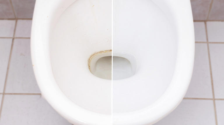 Tips & tricks to prevent hard water stains from building up in the toilet
