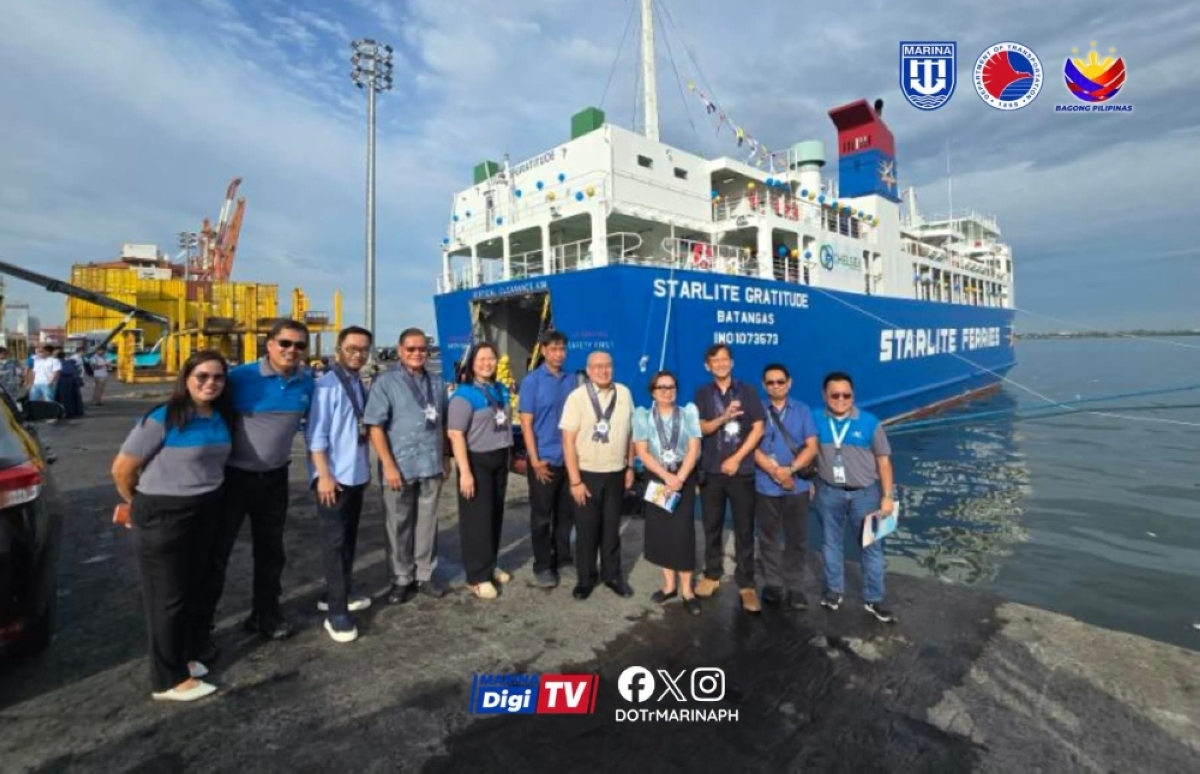 Starlite Ferries launches new RORO vessel M/V Starlite Gratitude