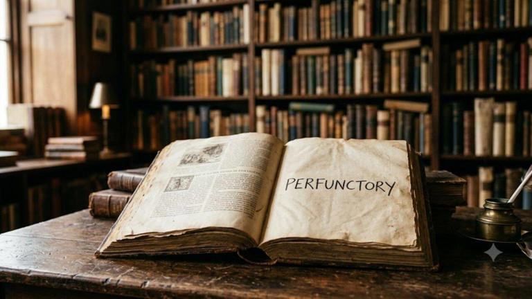 Word of the day: Perfunctory