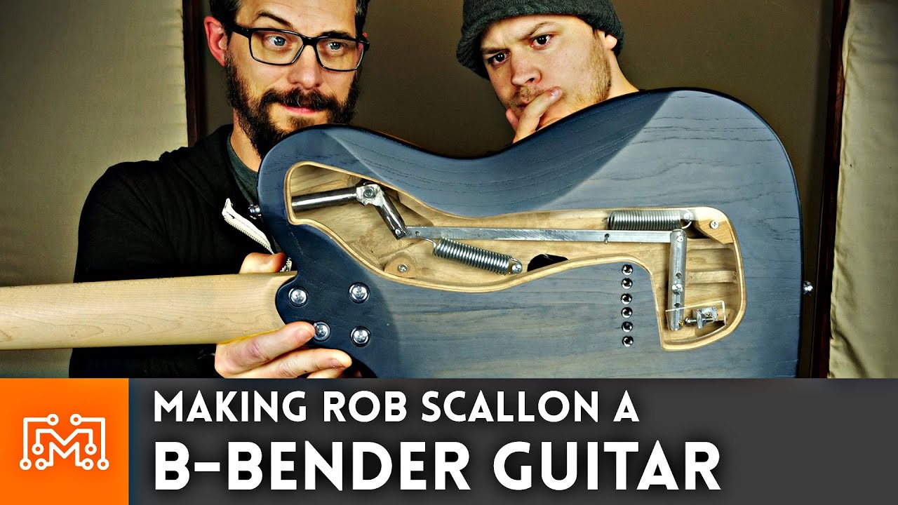 I built a custom bender guitar for Rob 🎸