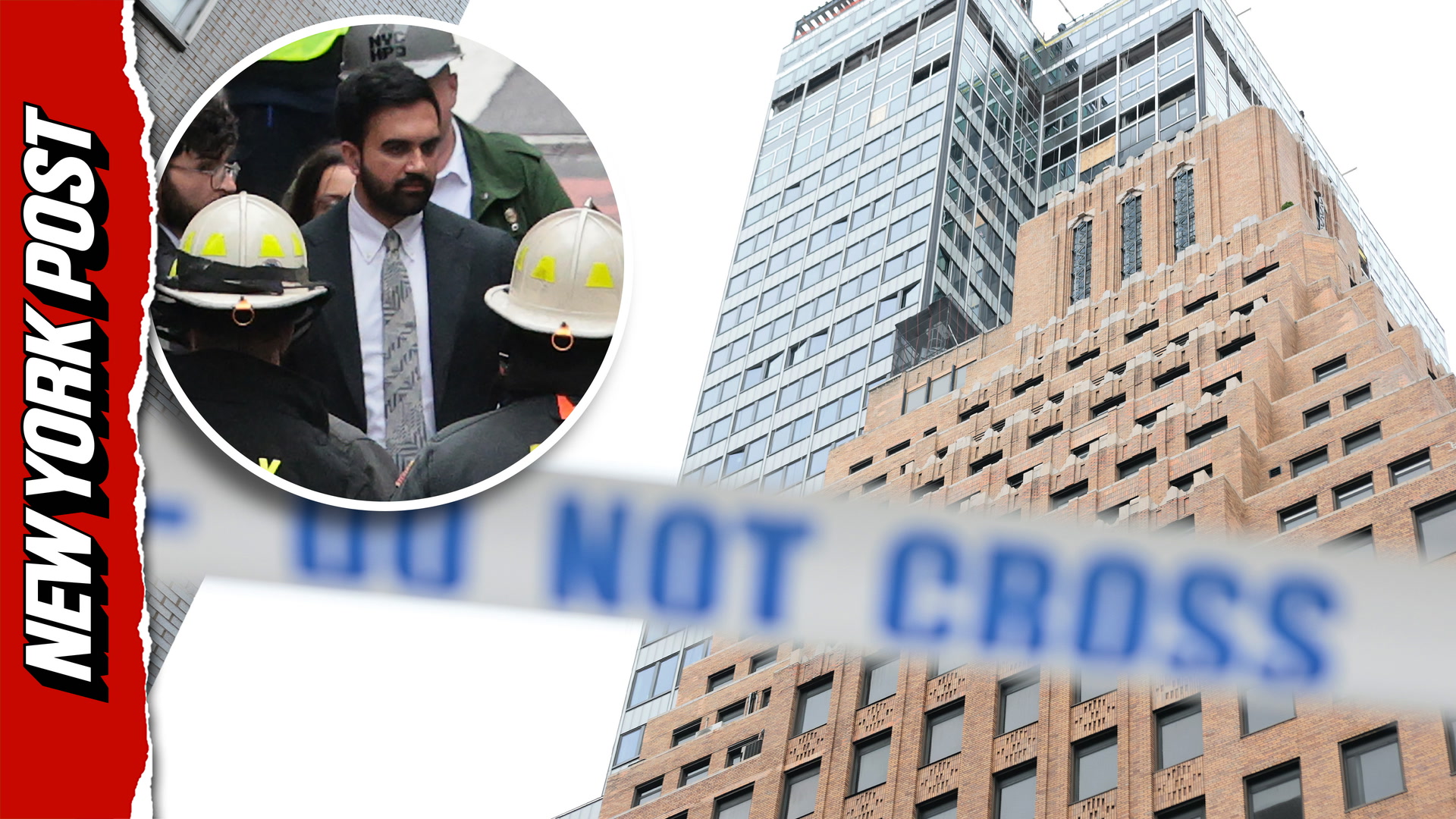 Mamdani speaks after columns buckle at former Pfizer HQ: 'Building ...