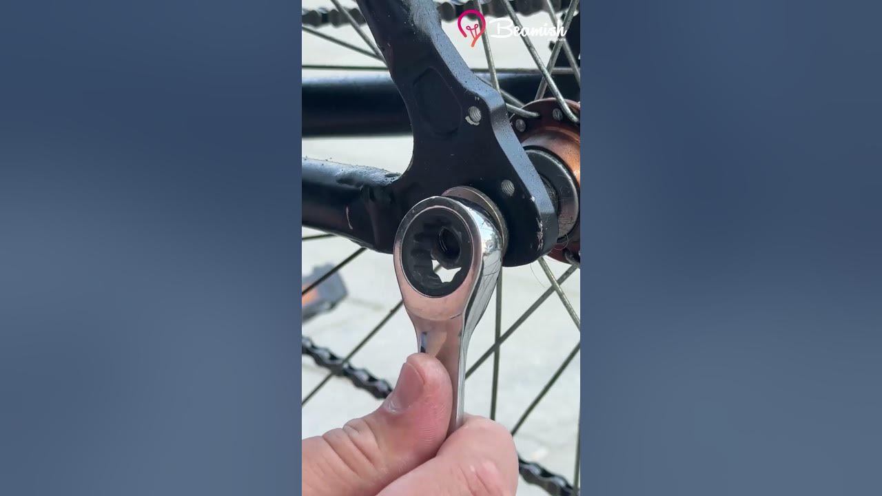 Bike axle nut secure hack #diy #bike #maintenance #trick