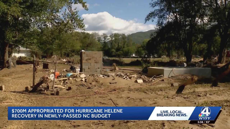 North Carolina budget directs $700 million to Hurricane Helene relief ...
