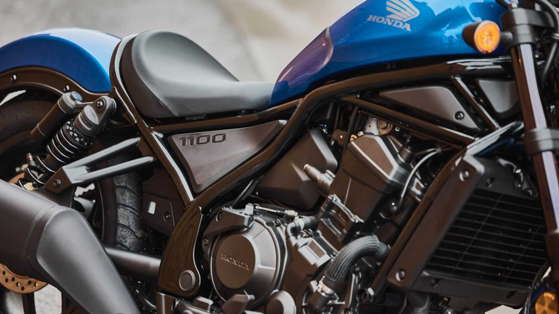 2024 Honda Rebel 1100 1,083cc parallel-twin engine close-up shot