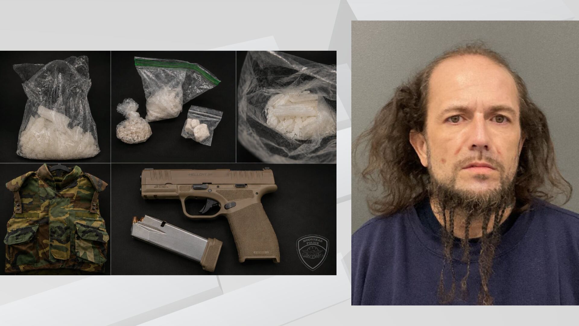 Moorhead man arrested on multiple felony drug, weapons charges after ...