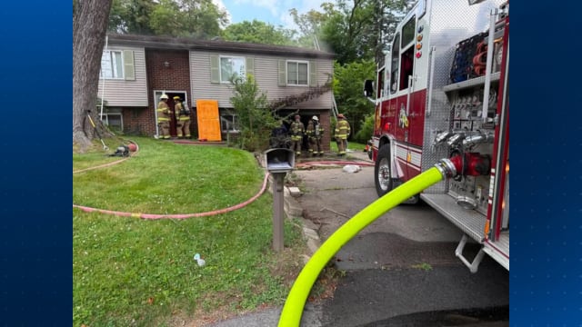 Firefighters rescue dog from fire at house in Penn Hills