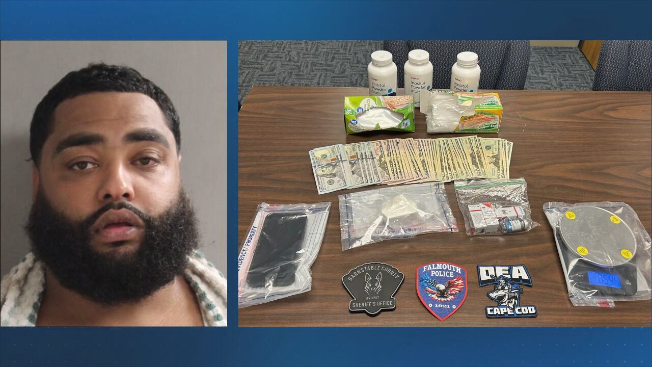 Falmouth man facing charges after police seize cocaine, hallucinogens ...