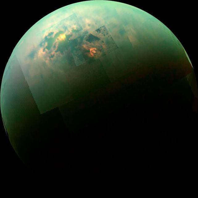 An unknown chemical signature has been detected on Pluto and Titan