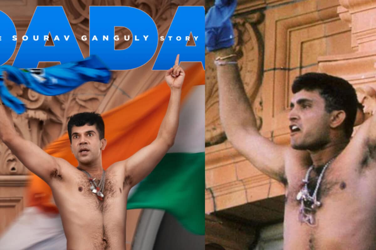 Dada: Rajkummar Rao recreates Sourav Ganguly's Lord's shirt celebration ...