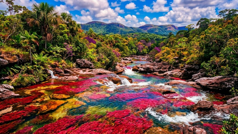 Why Colombia's Caño Cristales turns into a rainbow river every year ...
