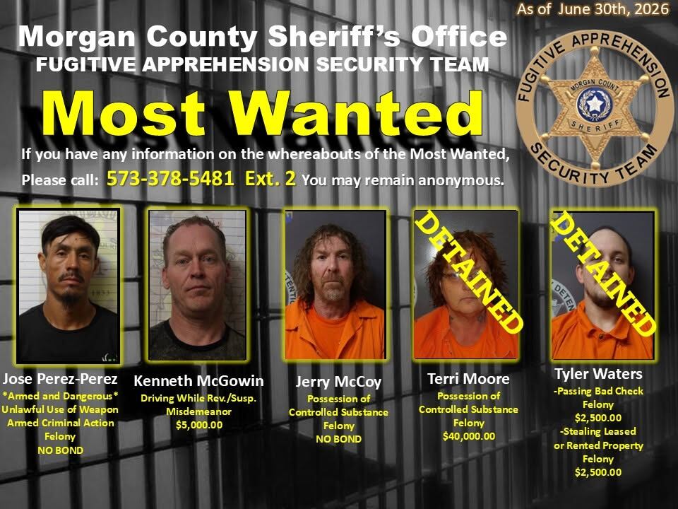 Catch-a-crook; Morgan County most wanted: Deputies seek 3 men