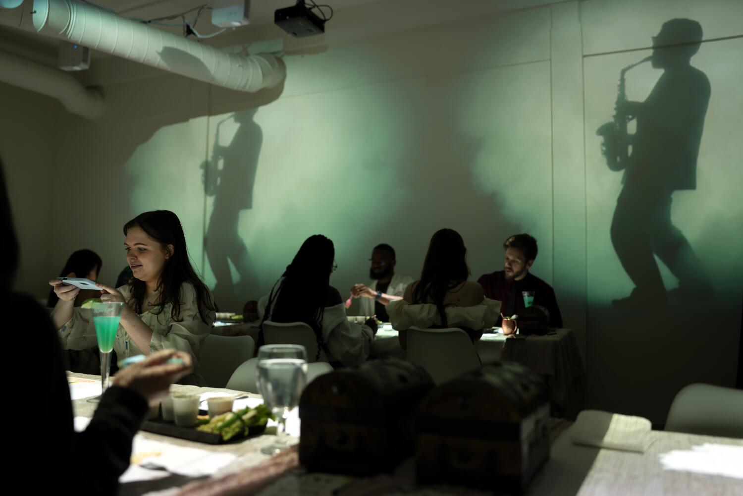 A dinner event titled