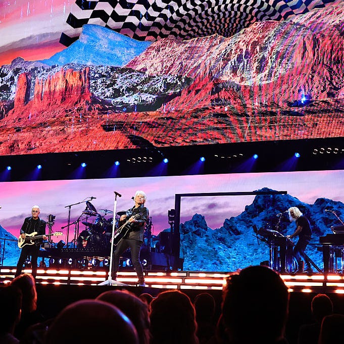 Bon Jovi at MSG; Paul McCartney, wife Nancy Shevell attend concert