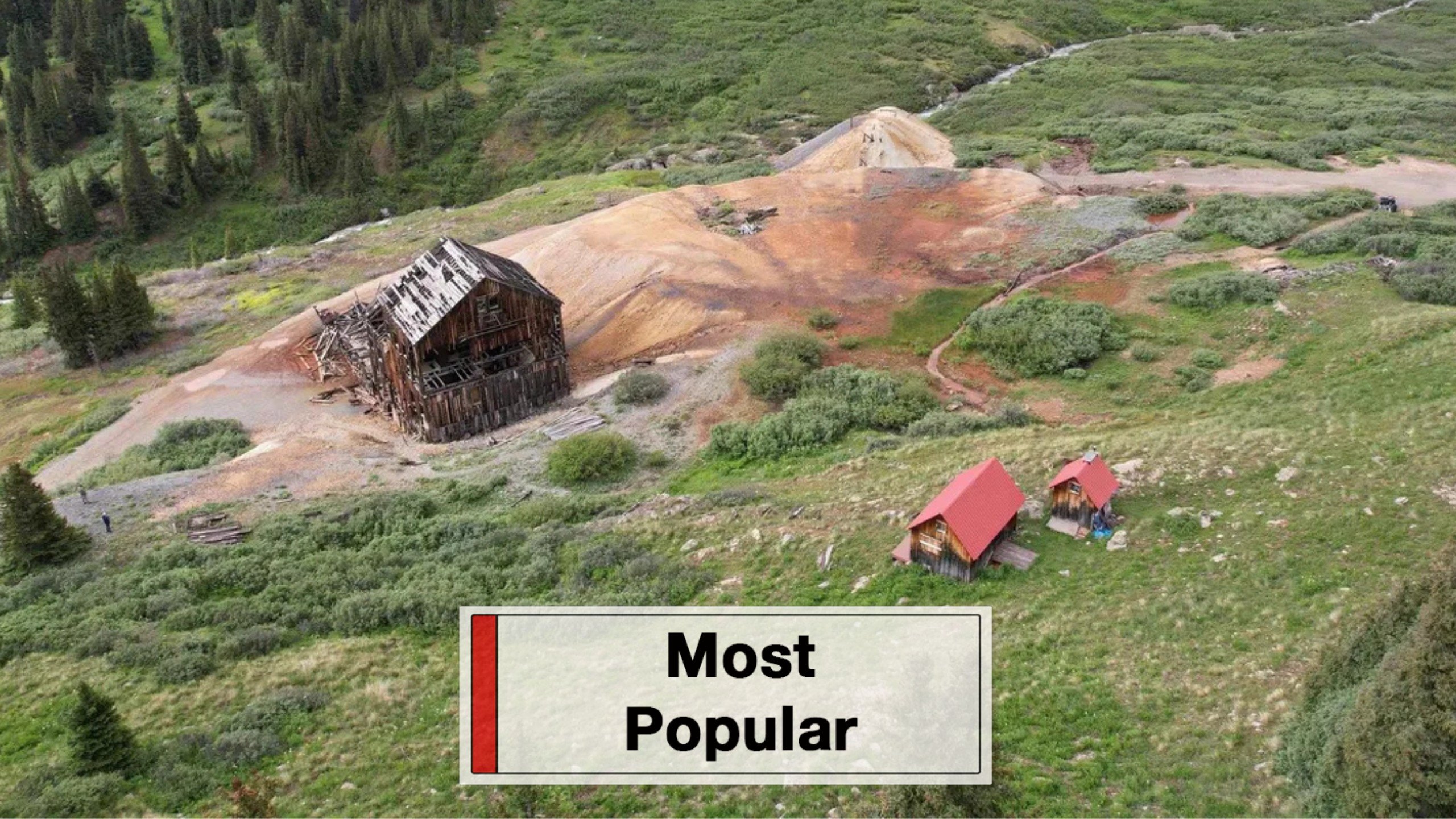 Historic gold mining mill outside of a famed Colorado ghost town hits the market for just $325K