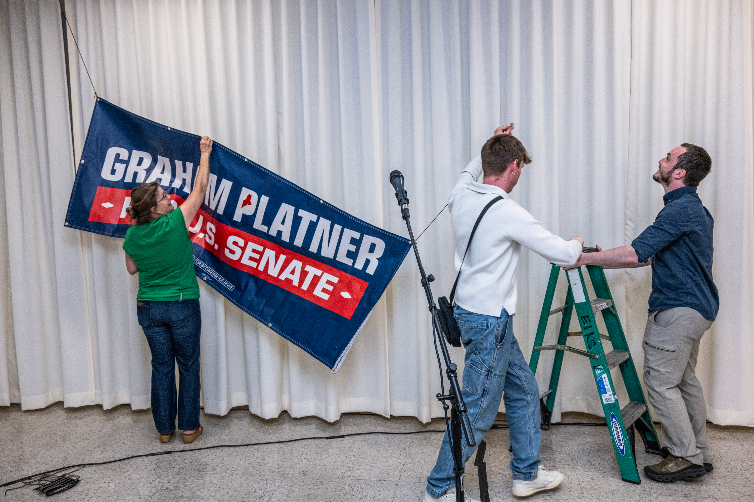 In Maine, voters consider their options as they await Platner's decision