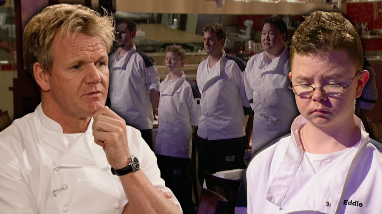 Gordon Ramsay eliminated Eddie and closed the second episode