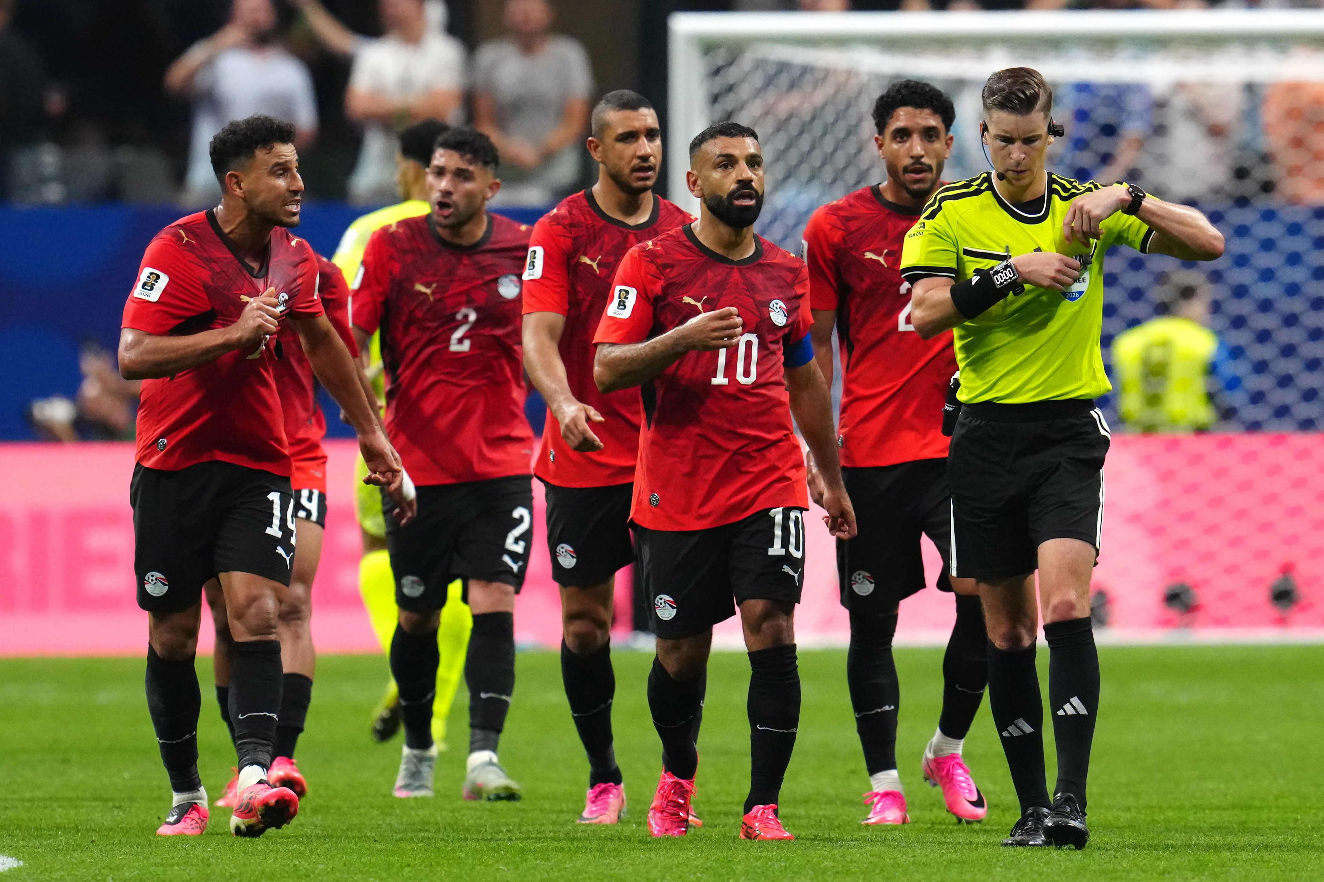 Egypt were left frustrated by the officials in defeat to Argentina (PA)