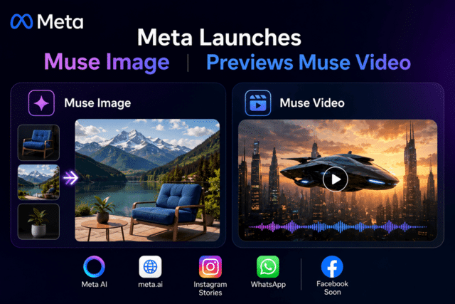 Meta launches Muse Image, previews Muse Video: Here's how its new AI ...