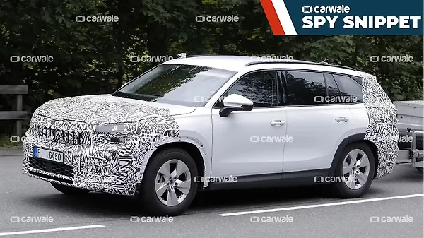 Skoda Kodiaq facelift spied on test; official reveal next year
