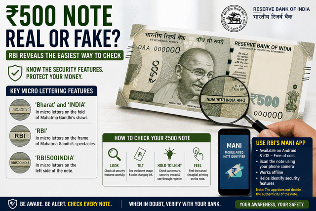 How to check if a ₹500 note is genuine: RBI explains the easiest way to ...