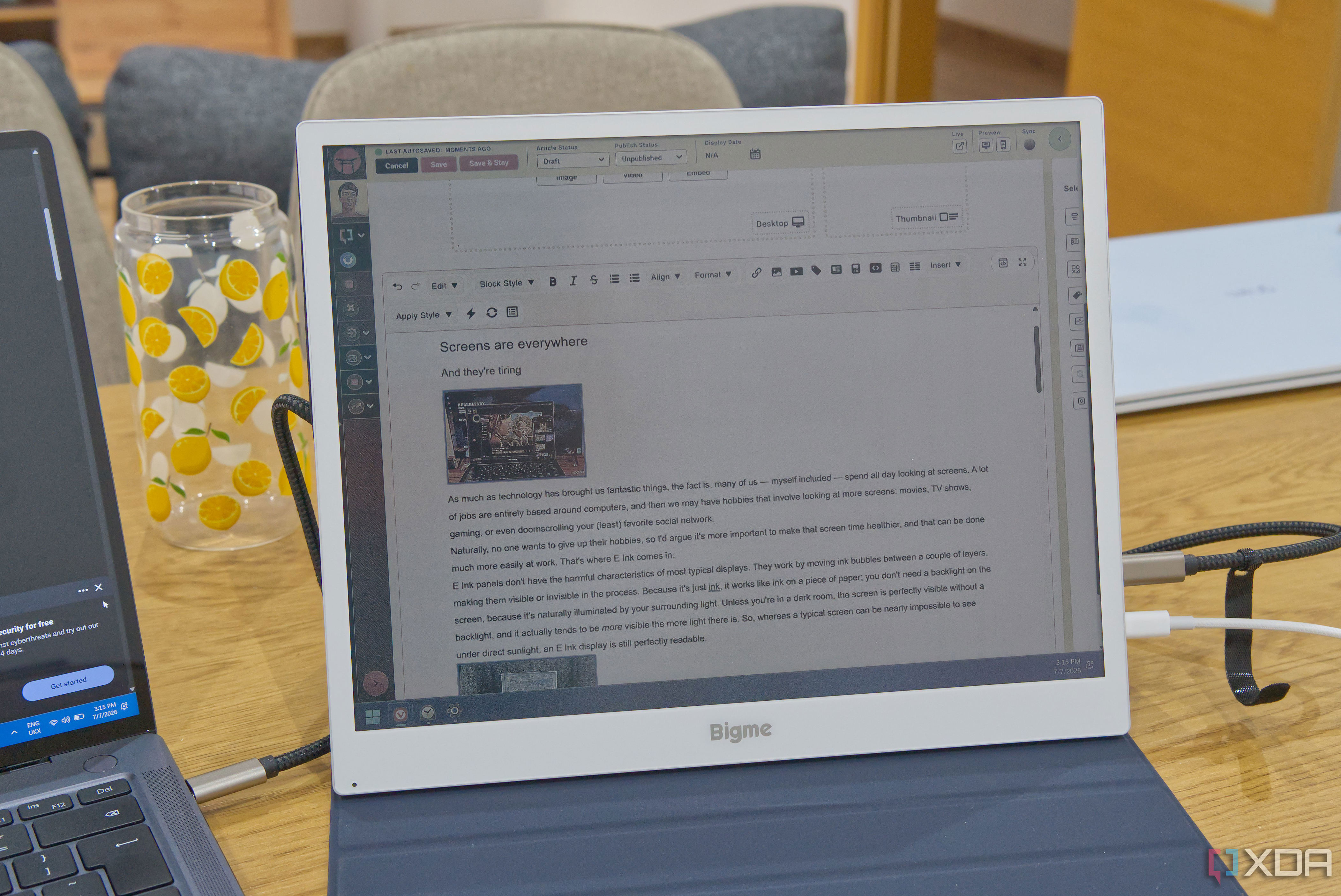 E Ink monitors are the productivity upgrade nobody's talking about, and it's high time for that to change