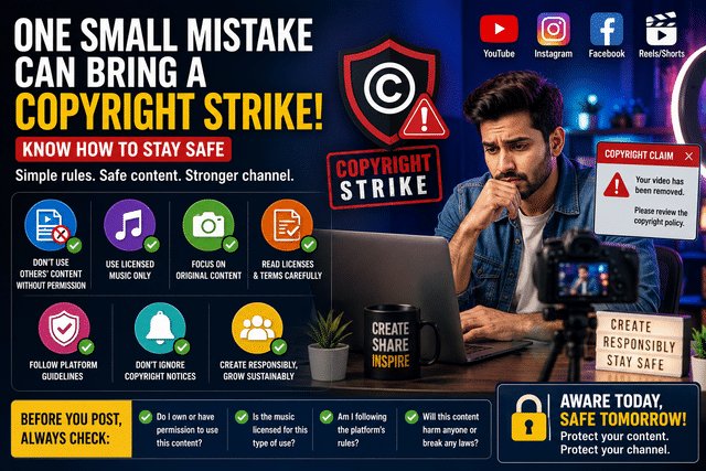 Avoid copyright strikes: Essential tips every content creator should ...