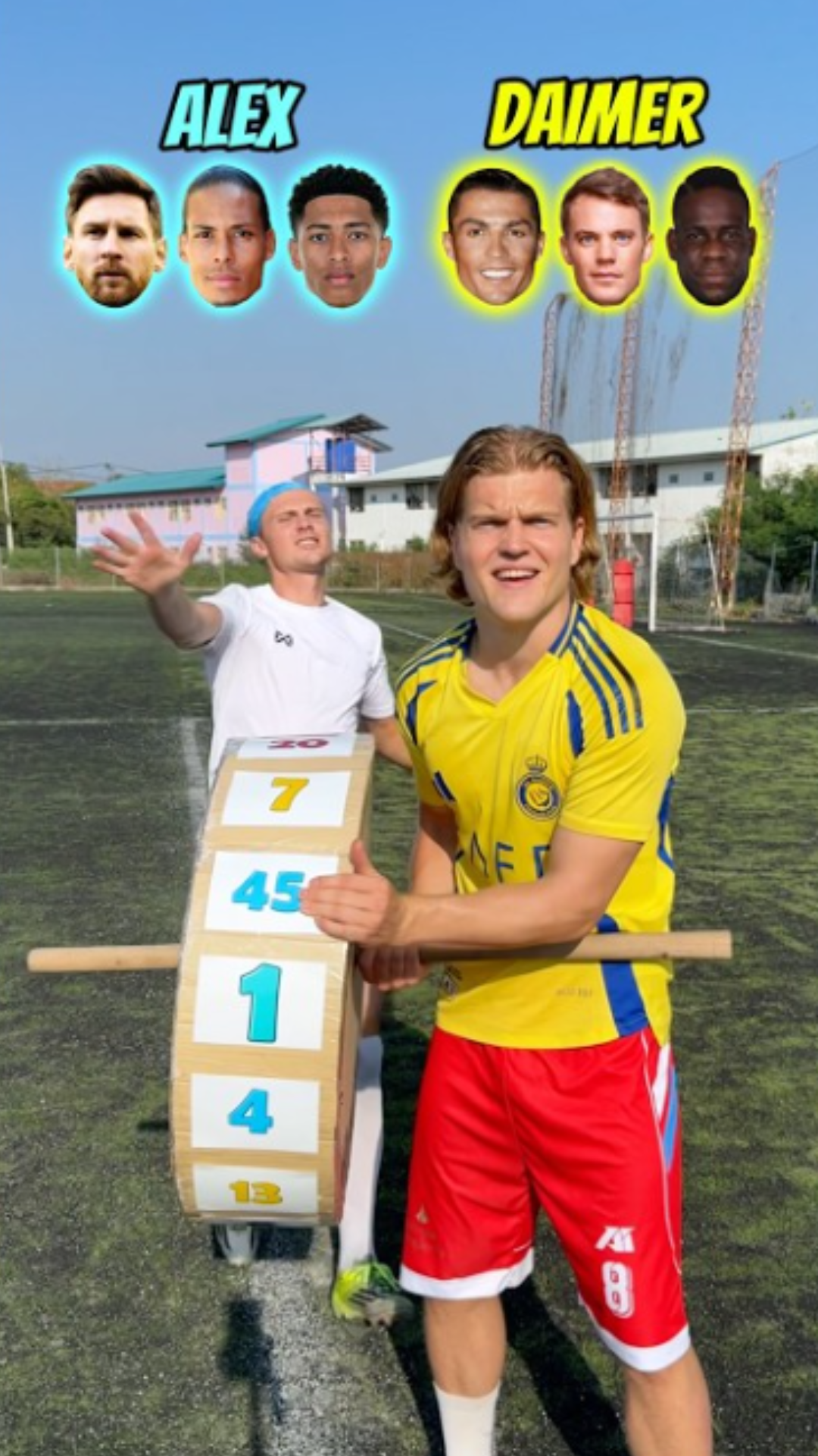 Team building challenges reveal football knowledge