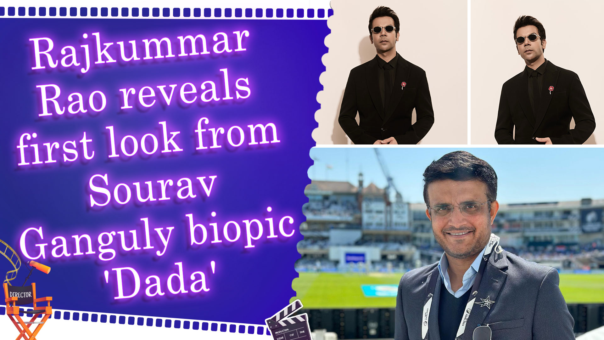 Rajkummar Rao wishes Sourav Ganguly on birthday and drops 'Dada' movie ...