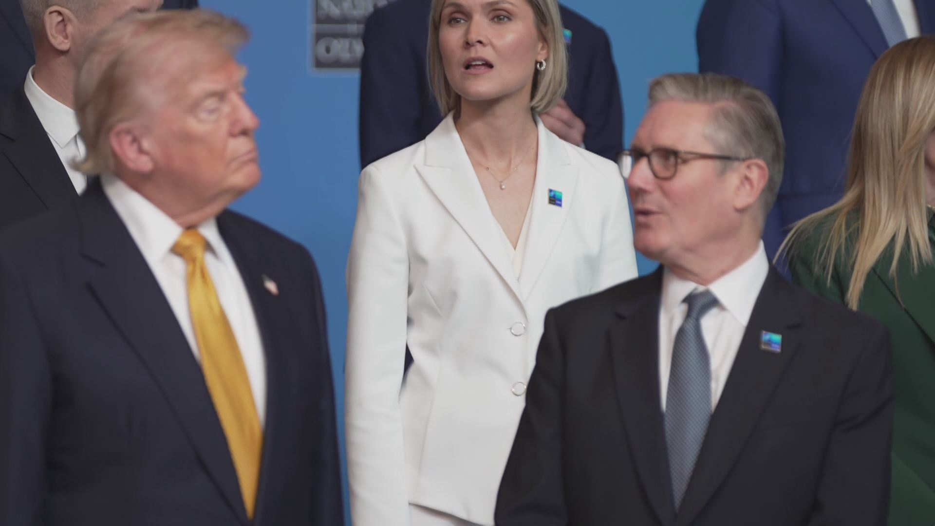 NATO leaders pose for family photo
