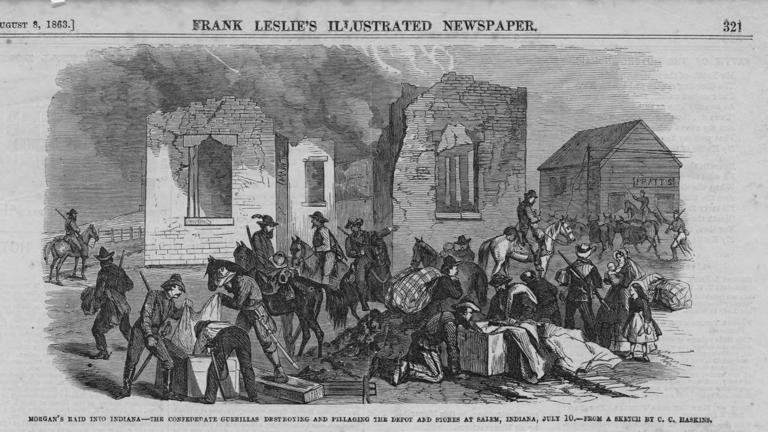 Old news: Morgan's raid causes frenzy, avoids Indy