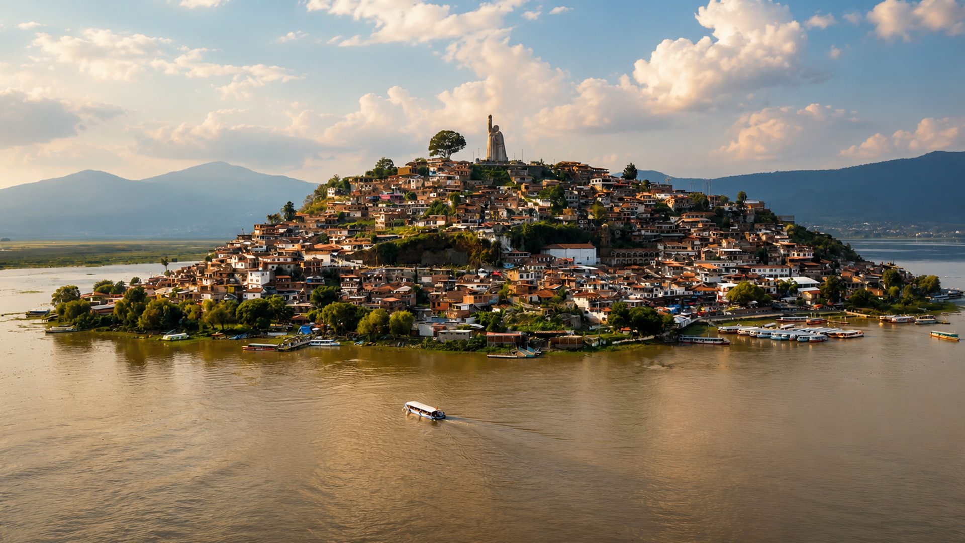 How do thousands of people live on this small island?