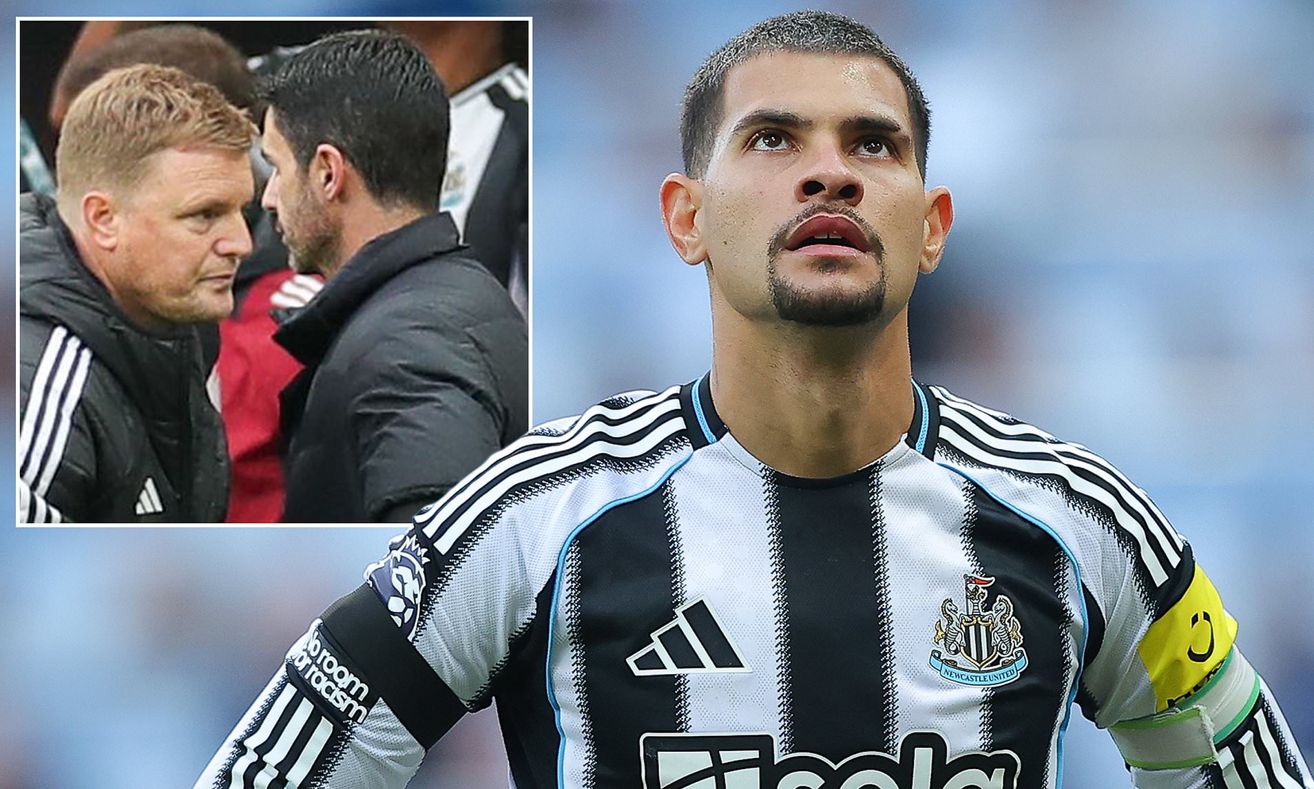 Bruno Guimaraes asks to leave Newcastle but Magpies will not engage until Arsenal make contact