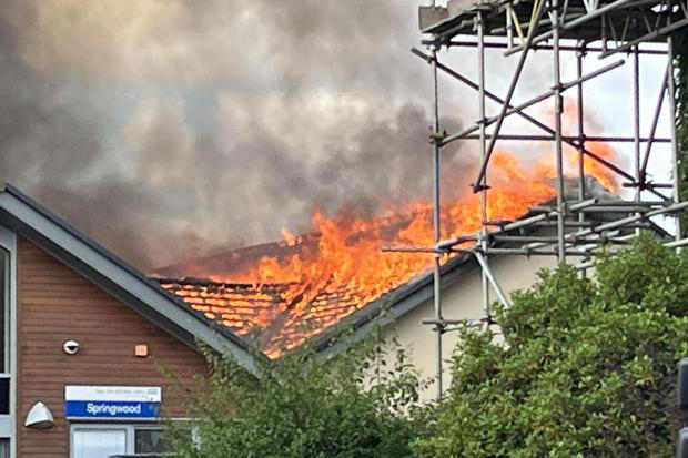 Patients and staff evacuated from Malton Hospital after fire