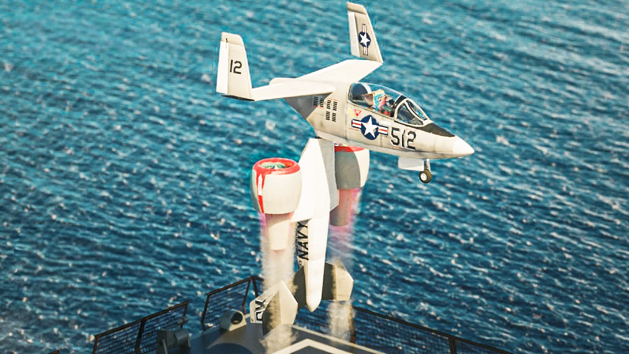 Why the Navy’s folding VTOL jet was too strange to survive