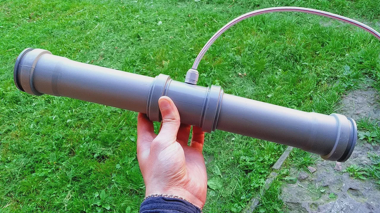 Guarda cosa ho creato con un semplice tubo in PVC! Geniale idea fai da ...
