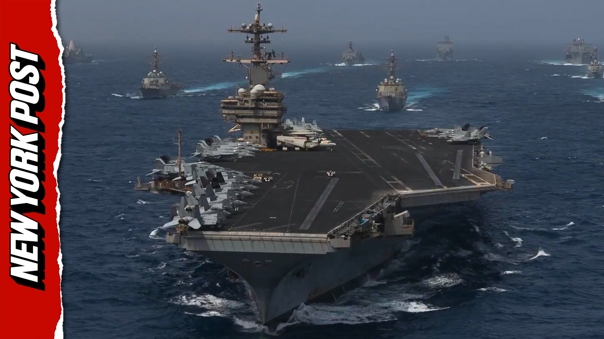 US military deploys more than 20 warships across the Middle East as ...