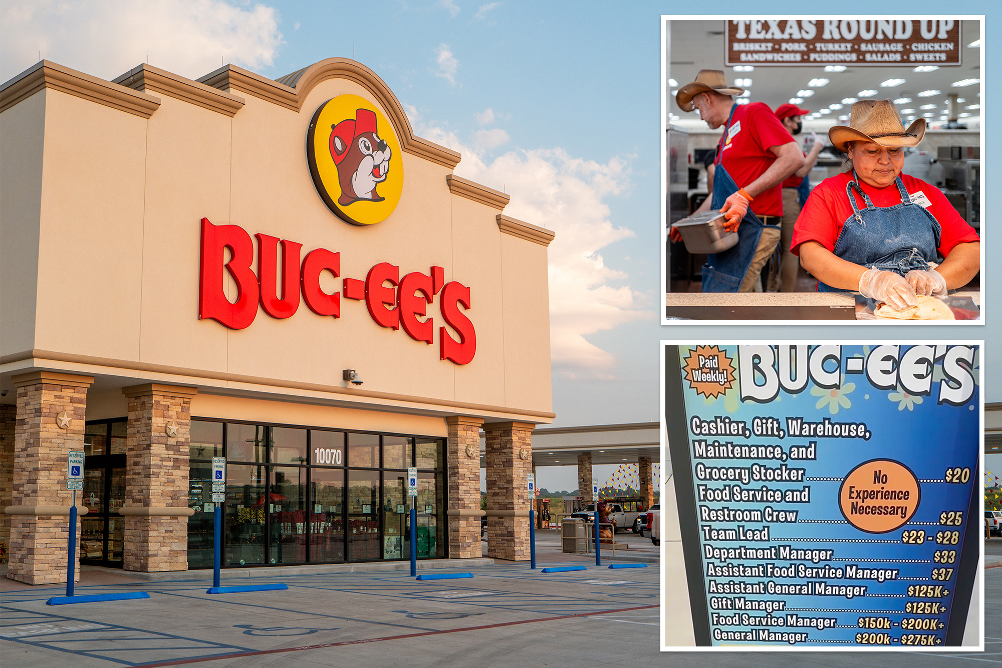 Buc-ee's sidewalk sign advertises job that pays up to $275,000 — with no experience necessary