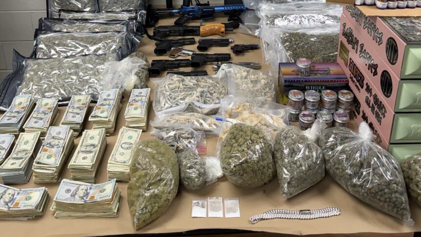Tip leads to raid at Central Texas apartments; drugs, guns and $44K seized