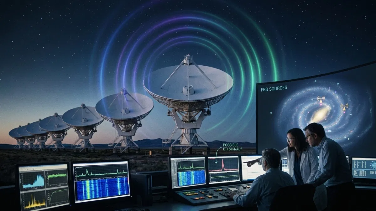 Señales de radio que vienen del espacio