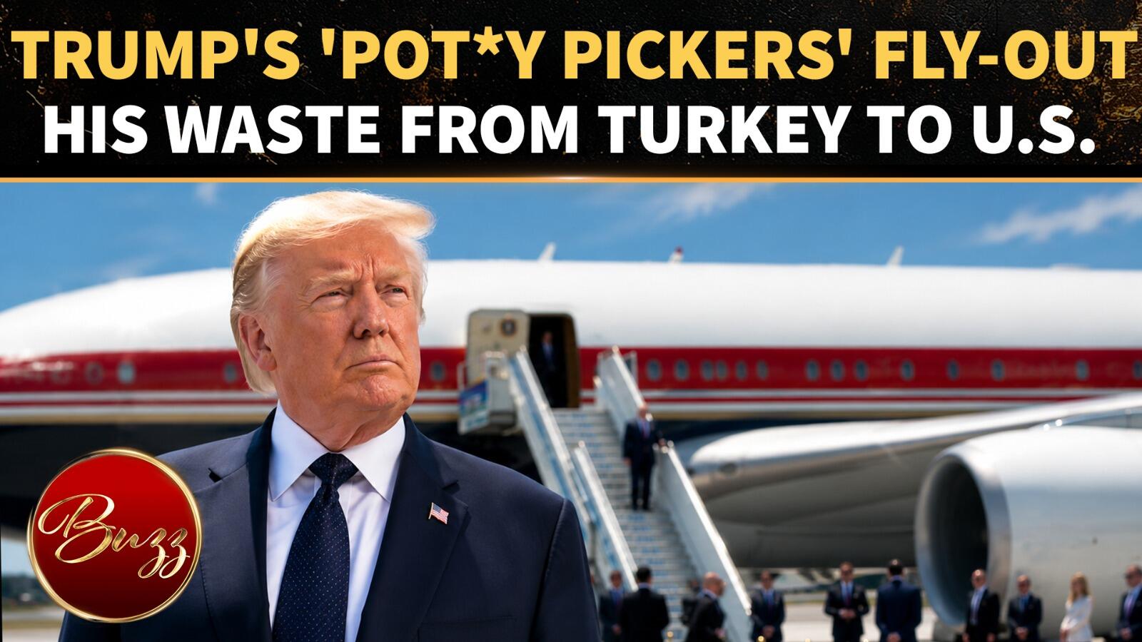 Trump's Turkey arrival with 1,400-person delegation had a stunning ...