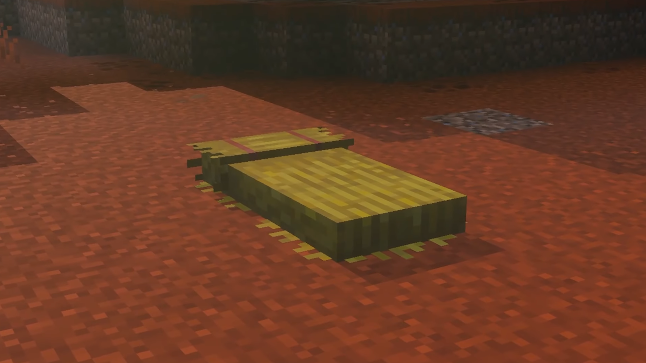 How to craft and use straw bed in Minecraft