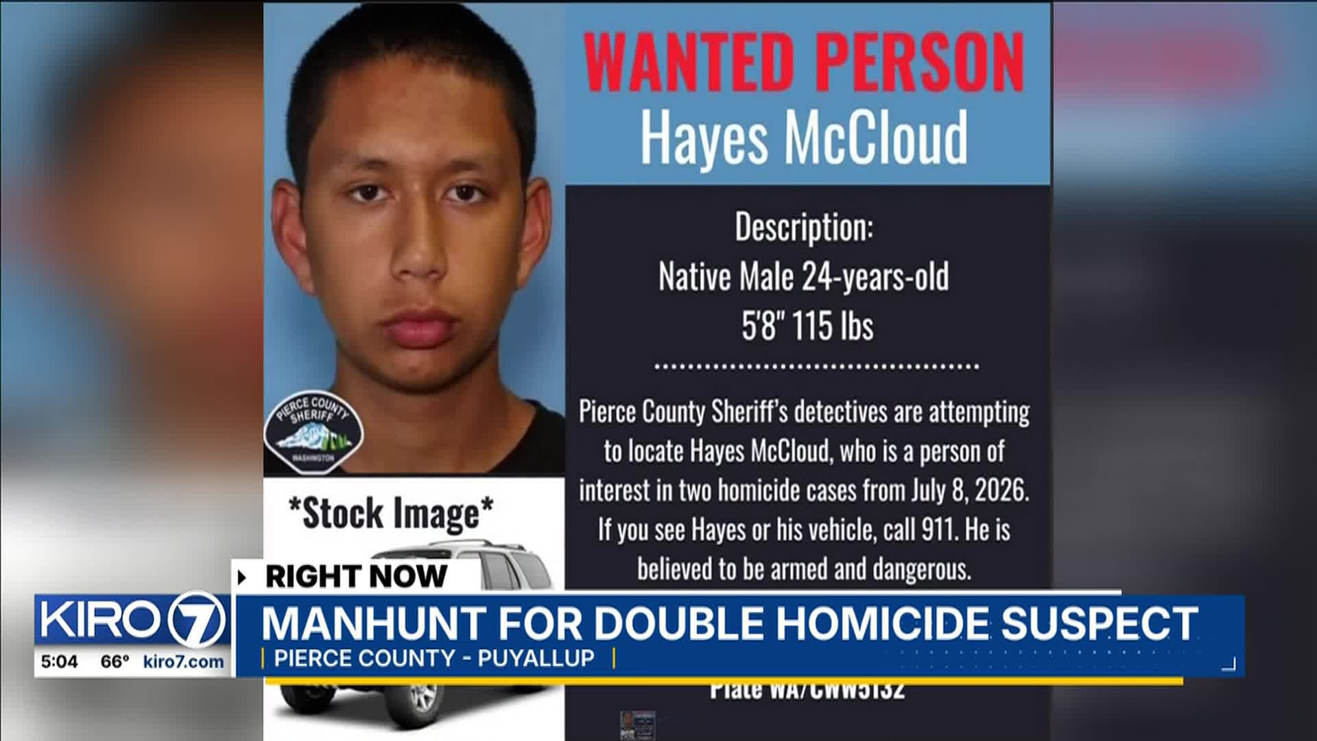 Pierce Co. double homicide suspect found in Oregon