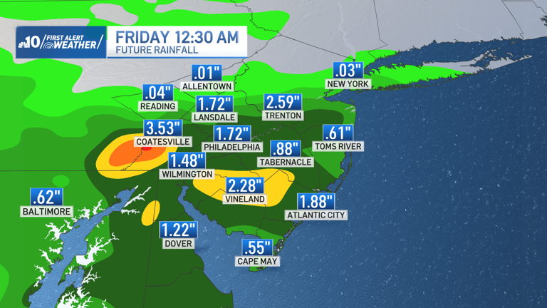 First alert: Flash flooding possible with severe storms Thursday