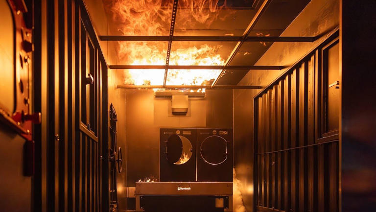 Fire officials demonstrate new mobile fire simulators