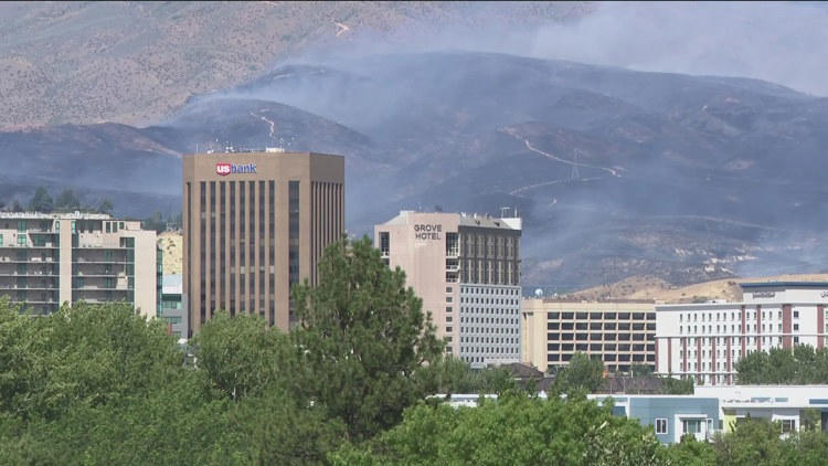 Claremont Fire sweeping through Boise Foothills 23% contained, officials say