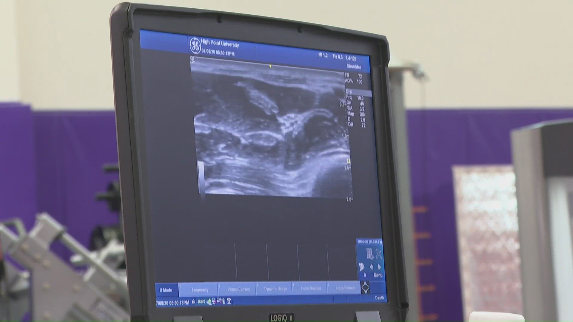High Point University uses new ultrasound equipment to teach students